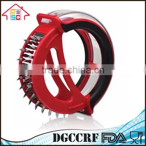 Meat Tenderizer Roller Sharp Stainless Steel Blades for Steak, Chicken, Pork thumbnail-6