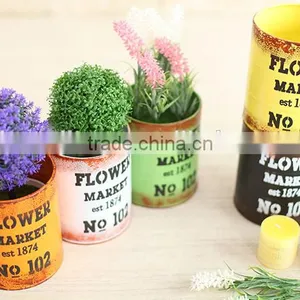 Wholesale Decorative Baby Bucket Small Metal Hanging Flower Bucket thumbnail-3