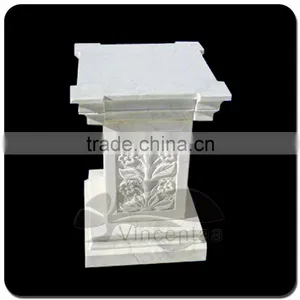 New Design Antique Marble Column Pedestal With Great Price thumbnail-1