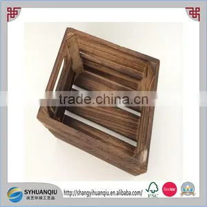 Vintage Style Wooden Apple Box Fruit Box County Decor thumbnail-2