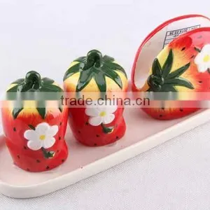 New Design Hot Selling Cruet Set With Napkin Holder Ceramic Set thumbnail-1