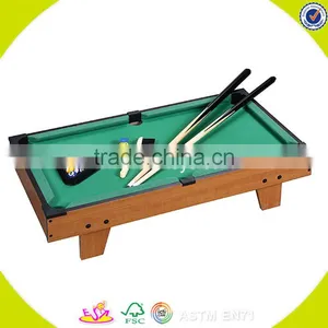 2017 Wholesale High Quality Kids Mini Wooden Billiard Snooker Table W11A032 thumbnail-2
