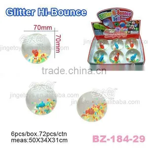 Sell Flashing Glitter Bouncing Ball With Animals Toys thumbnail-1