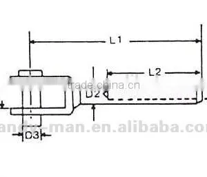 Industrial Horizontal Ceiling Wall Lifeline System Stainless Steel Cable Bracket thumbnail-4