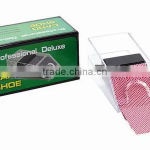 High Quality Card Shoe For 2 Deck Cards in Transparent thumbnail-1