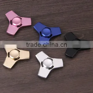 Aluminum 2017 Hot Hand Spinner Tri Fidget Finger Fingertip Gyro Desk Toy EDC Kids Adult thumbnail-1