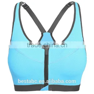 OEM Hot Selling High Quality Ladies Double Layers Seamless Sports Yoga Running Bra for Women Girls Underwear thumbnail-5
