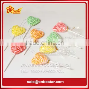Colorful Heart Shape Fruity Flavor Lollipop thumbnail-1