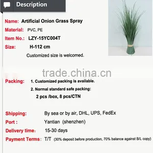 New Product New Design Bamboo Synthetic Grass Bundle thumbnail-2