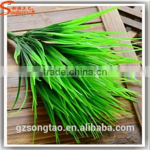7-green Fork Artificial Plants Plastic Grass Bouquet Flower Shop Plant Decoration thumbnail-2
