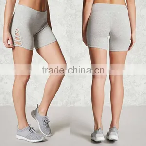 No Problem Shorts Active Cutout Basketball Shorts Wholesale Bike Yoga Shorts Women thumbnail-1
