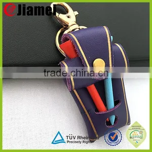 Custom Handmade New Design Blank Oval Leather Keyring thumbnail-4