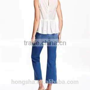 2016 Fashion Embroidered Peplum Top for Women HST8060 thumbnail-3