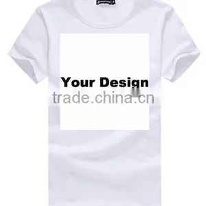 Wholesale 100% Cotton Custom Logo Printed White t Shirt thumbnail-1