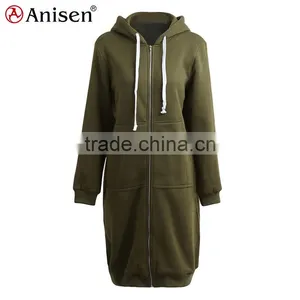 Oem Service Custom 100% Cotton Women Long Xxxxl Hoodies thumbnail-1