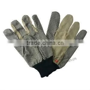Canvas Gloves With PVC Dots thumbnail-1