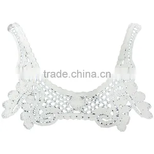 Lace Manufacturer Machine Made Cotton Crochet Neck Lace Accessories for Apparel thumbnail-1