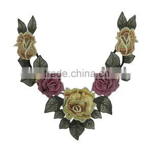 Machine Crochet Flower Neck Lace thumbnail-1