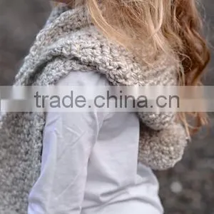 Wholesale Fashion Knit Scarf With Pockets Baby Scarf thumbnail-4