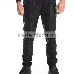 Red Mens Jogging SweatPants Lambskin thumbnail-1