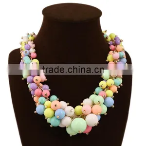 Zm33314a Simple Women Elegant Faux Pearl Wedding Necklace for Ladies thumbnail-5