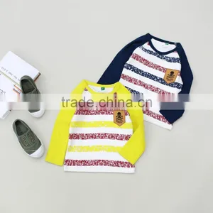 Wholesale Children's Boutique Clothing Children T Shirts Long Sleeve Cotton Clothes thumbnail-1
