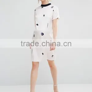 New Design New Printing Cotton Fabric Short Sleeve Maternity Wear thumbnail-5