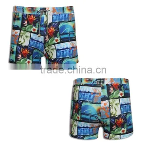 Wholesale Colorful 100%polyester Mens Beach Shorts Mens Board Shorts 2017 Swimwear Beachwear thumbnail-2