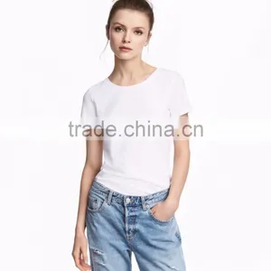 Guangzhou Factory OEM Customized Causal Style Plain Dyed 100% Cotton 160g Short Sleeve O-Neck Wholesale Blank T Shirts thumbnail-2