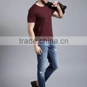 2017 Guangzhou Shandao Garment OEM Customized Casual Style 180g 100% Polyester Plain O-Neck Short Sleeve Pocket Men's T Shirt thumbnail-4