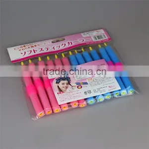 SOFT FOAM BENDY HAIR CURLER ROLLERS FOR SEXY HAIR 12pcs/set Soft Foam Anion Bendy Sponge Hair Rollers Curlers Cling thumbnail-3
