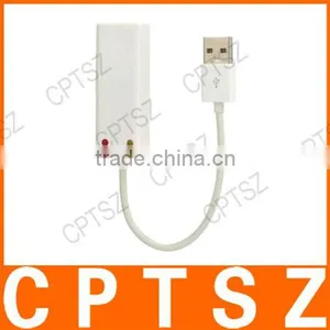 USB to 10/100Mbps RJ45 LAN Ethernet Network Adapter - White thumbnail-1