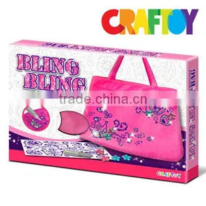 En71 Craft Toy Kit Do it Yourself Bling Bling Tote Bag thumbnail-3