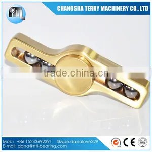 Steel Ball Brass Fidget Spinner Toy With Ceramic Bearing thumbnail-1