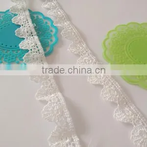 High Quality 2cm Embroidered Trimming Lace Decorative Laces Dress Fabric for Wedding thumbnail-2