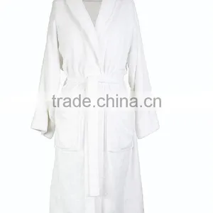 Factory Wholesale Waffle Bathrobe 100% Cotton thumbnail-4