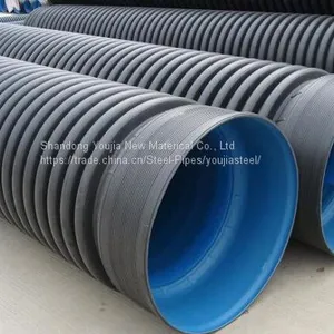 High Quality HDPE Spiral Pipe for Sewerage/drainage thumbnail-1