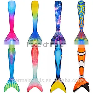 Newest Technology Girl's Swimmable Monofins Mermaid Tail for Swimming thumbnail-6