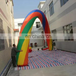 NEW Outdoor Entrance Advertising Inflatable Rainbow Arch For Sales thumbnail-4