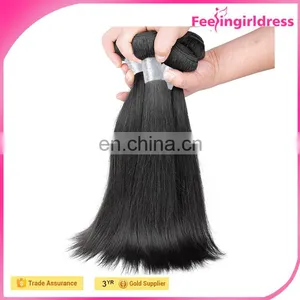 Fashion Hairstyle Black Natural Curly Real Sew In Human Human Extensions thumbnail-3