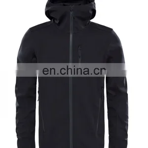 2017 New Style Golf Top Plain Contrast Color Men Softshell Jacket thumbnail-2