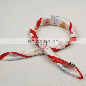 High Quality Women Silk Foulard Scarf thumbnail-3