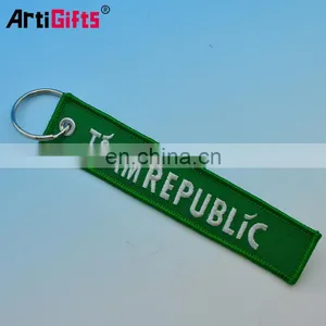 Wholesale New Produce Custom Short Lanyard Embroidered Patterns Wedding Gift Keychain thumbnail-2