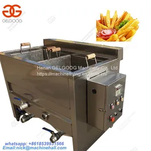 Hot Selling 2 Basket French Fries Fryer/Factory Double Basket Fried Chicken Machine/2 Basket Deep Fryer thumbnail-1