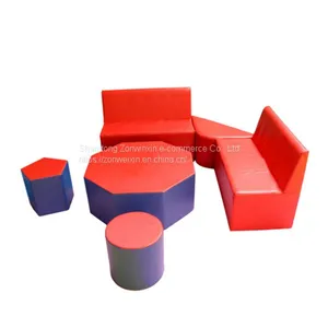 Kindergarten Kids Soft Play Seat Series Sofa thumbnail-1