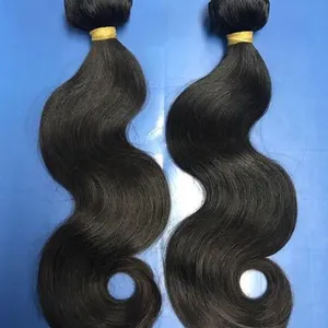 KHH Body Wave Brazilian Human Hair Bundles Natural Black Remy Hair Extensions thumbnail-3