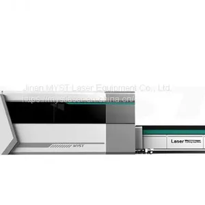 Fiber Laser Cutting Machine With Rotary Exchange Table and Cover MTF3015GR Custom Laser Cutting Machine Manufacturer thumbnail-4