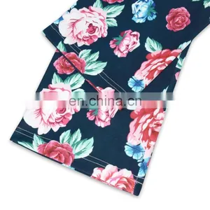 2019 Summer Family Matching Clothing Floral Print Overalls Mother and Child Dress Long Maxi Dress thumbnail-6