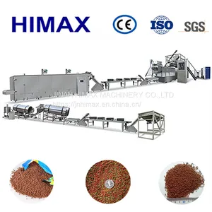 Low Cost Pet Food Floating Fish Feed Pellets Making Machine Production Line With CE thumbnail-1