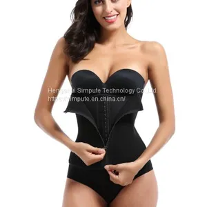 Neoprene Waist Trainer Shaper Corset Body Shaper With Zipper and Hooks thumbnail-5